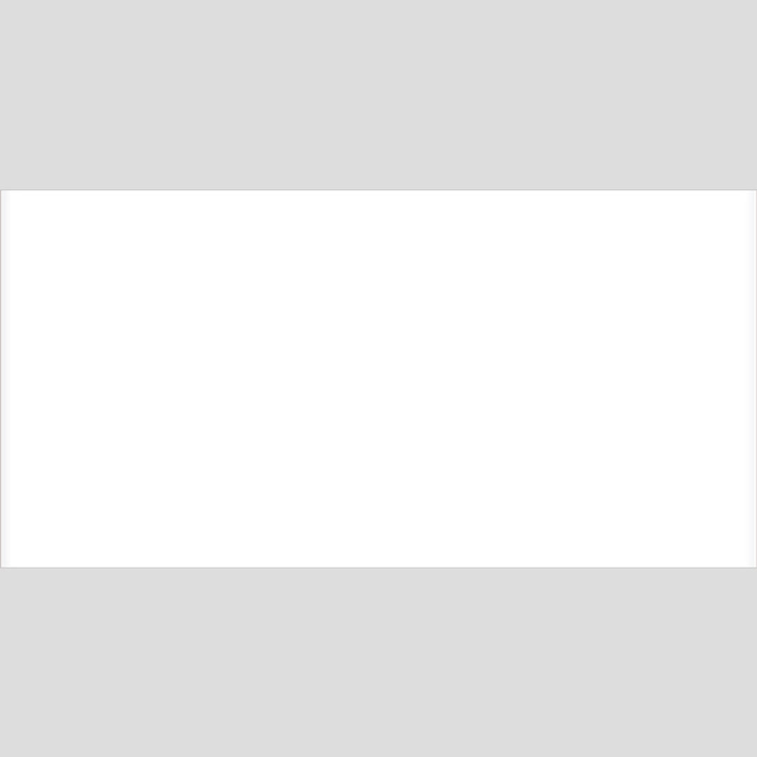 600 × 300 mm Gloss White Rectified Ceramic Wall Tile 4084 