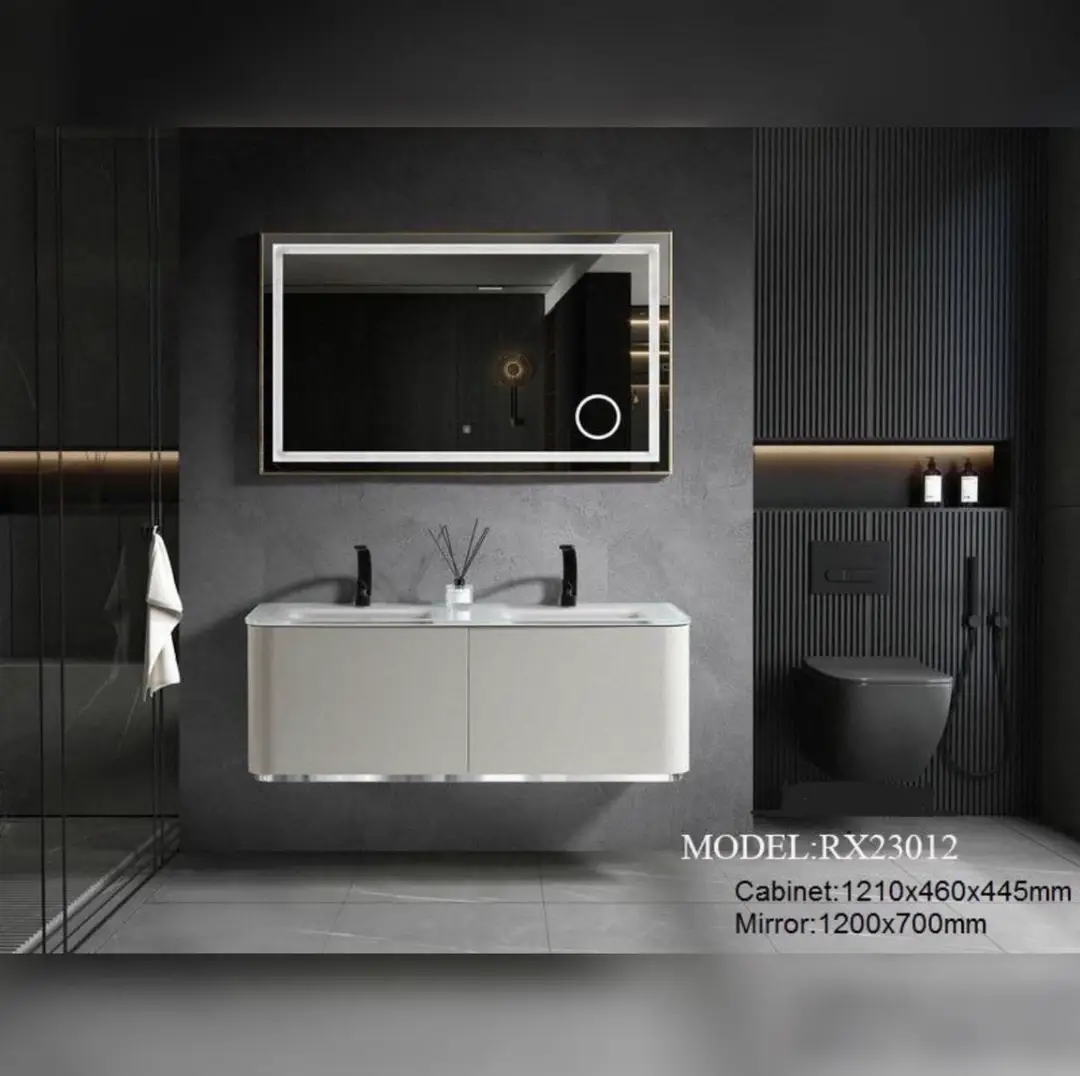 RX23012 – Premium Floating Double Vanity Suite